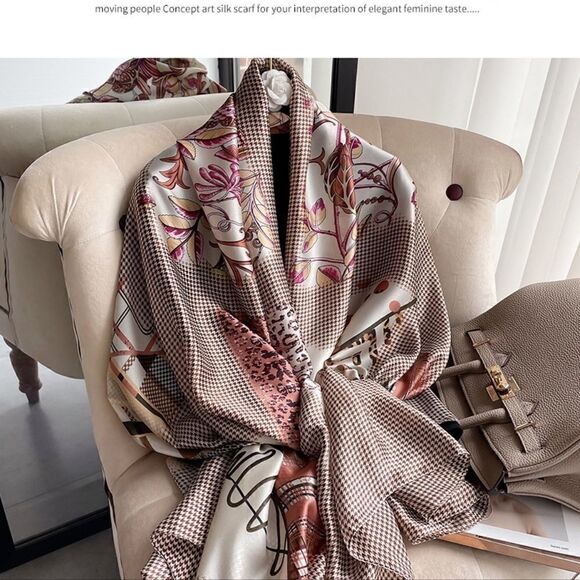Miss Tanisha Long Silky Scarf - Picture 1 of 6